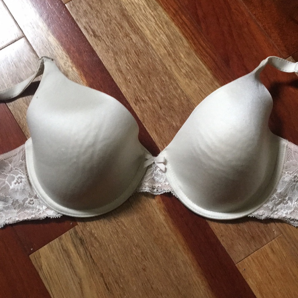Super soft white bra!